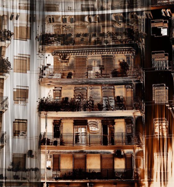 luxury apartment facade