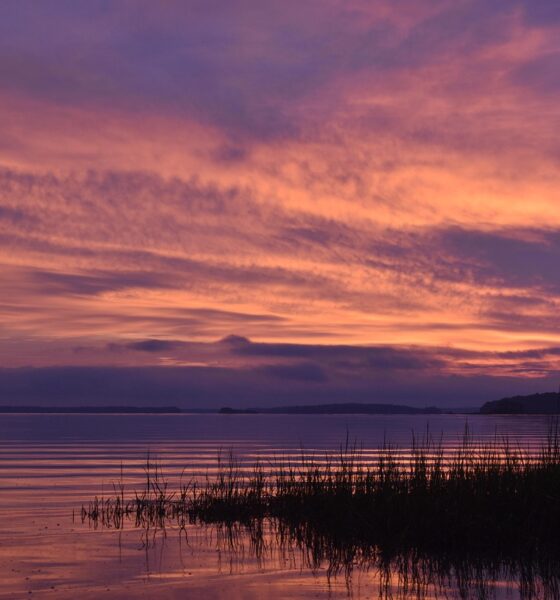 Wells Maine beach sunset