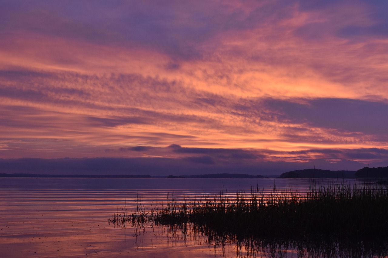 Wells Maine beach sunset